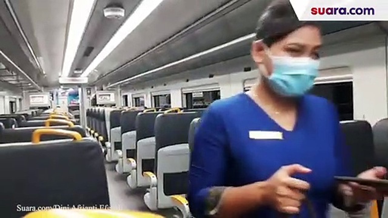 Pertama Kali Menjajal Kereta Api Bandara Saat New Normal