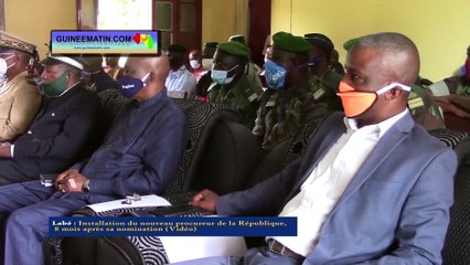 Labé, Installation du nouveau procureur de la République, 8 mois après sa nomination (Vidéo)