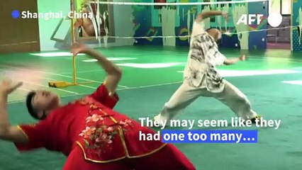 Stumbling, swaying, falling: China’s ‘drunken boxers’