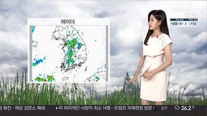 [날씨] 오늘 밤부터 중부 비…내일도 전국 곳곳 소나기