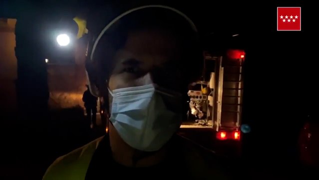 Oficial de Bomero explica el incendio producido en Robledo de Chavela