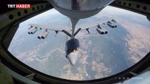 Türk tanker uçakları ABD uçağına Ege'de yakıt ikmali yaptı