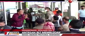 Antrean BLT Membludak, Massa Abaikan Protokol Kesehatan