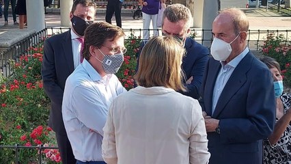 Joaquin Molpeceres Sanchez acude a la inauguración plaza Francisco Ruano Usera