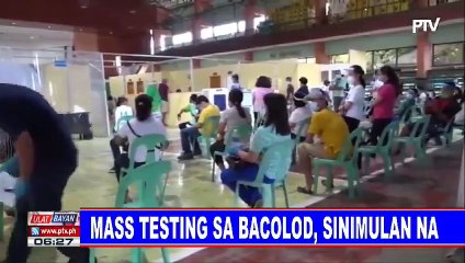 Targeted mass testing sa Bacolod, sinimulan na