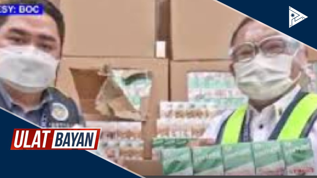 Higit P120-M halaga ng iligal na sigarilyo, nasabat ng BOC