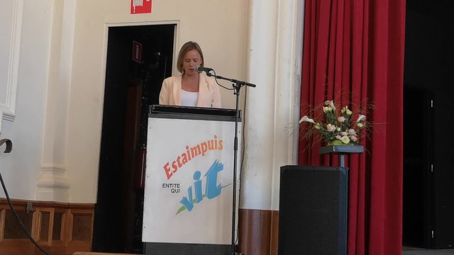 La ministre Caroline Désir inaugure le nouveau centre éducatif François Mitterrand à Estaimpuis