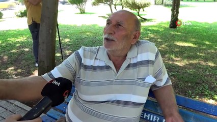 Termometreler 41 dereceyi gösterdi vatandaşlar parkta uyudu