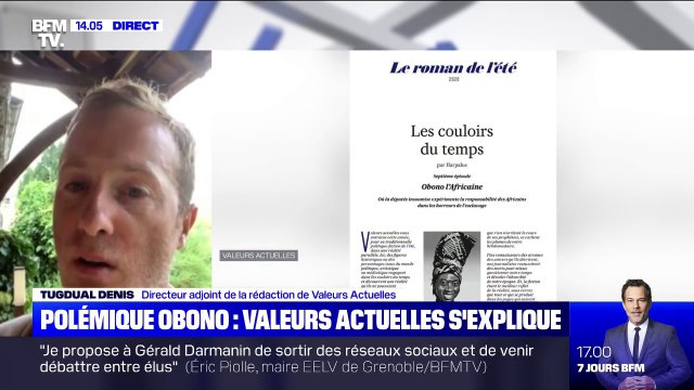 Le directeur adjoint de la rédaction de Valeurs Actuelles : On s'excuse à titre personnel auprès de Danièle Obono