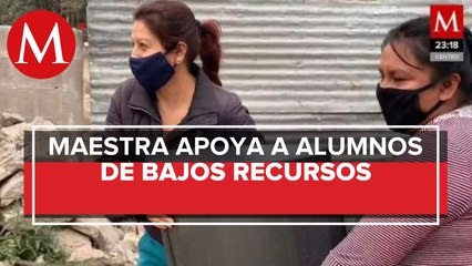 Maestra lanza campaña en facebook para donar televisiones en San Luis Potosí