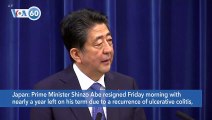 Japan's Prime Minister Abe Announces Resignation for Health Reasons