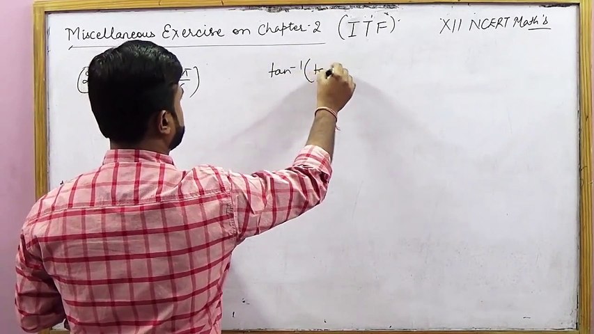NCERT 12 Math's Ex 2.Miscellaneous Ch 2 Inverse Trigonometric Functions hints & solutions (Pa_1
