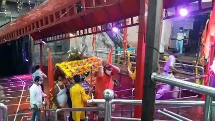 कालभैरव मंदिर से डोल ग्यारस पर निकलने वाली बाबा कालभैरव की सवारी निकली
