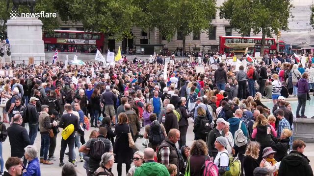 London marchers against COVID measures explain why they think enough is enough