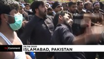 Pakistanis take part in Muslim mourning processions