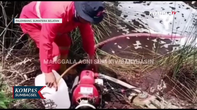 Kebakaran Lahan Di Sumsel Mulai Sulit Dipadamkan