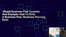 [Read] Business Plan Template And Example: How To Write A Business Plan: Business Planning Made