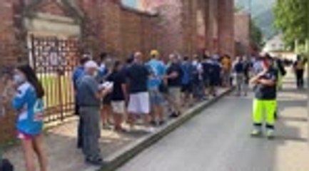 Naples - Les supporters de retour au stade