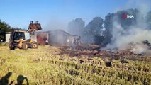 Biga'da hayvan damında yangın: 12 hayvan telef oldu