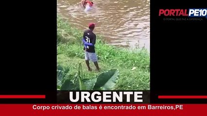 Corpo crivado de balas é encontrado em Barreiros na Mata Sul