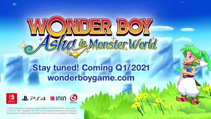 Wonder Boy Asha in Monster World - Bande-annonce gamescom 2020