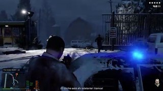 GTA V - North Yankton prologue but with more allies and enemies