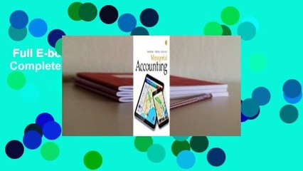 Full E-book  Managerial Accounting Complete