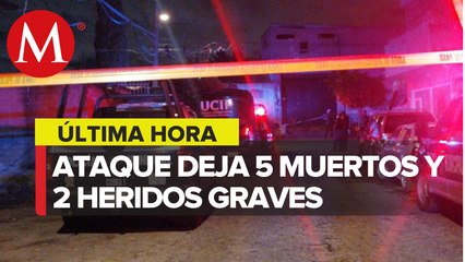 Matan a cinco hombres en Tlaquepaque