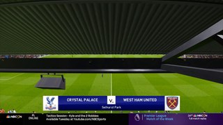English Premier League 2019-20 Matchday 22 CRYSTAL PALACE vs WEST HAM