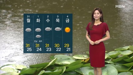 오후부터 전국 소나기…한낮 폭염 계속