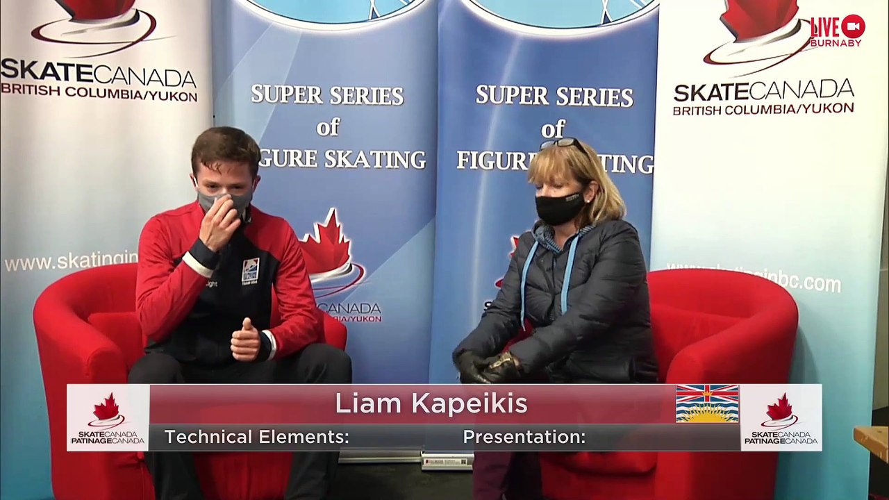 Junior Men Free - 2020 Skate Canada BC Remote Event Test - Aug 29-30, 2020