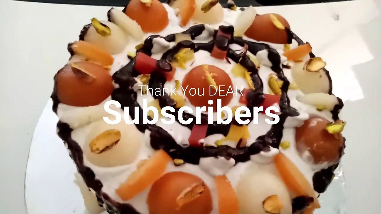 Gulab Jamun Cake Recipe || How to Make Gulab Jamun Rasgulla Mix Cake| Egg less| No Oven Cake #F4Flavors #Specially4YouSubs❤❤❤