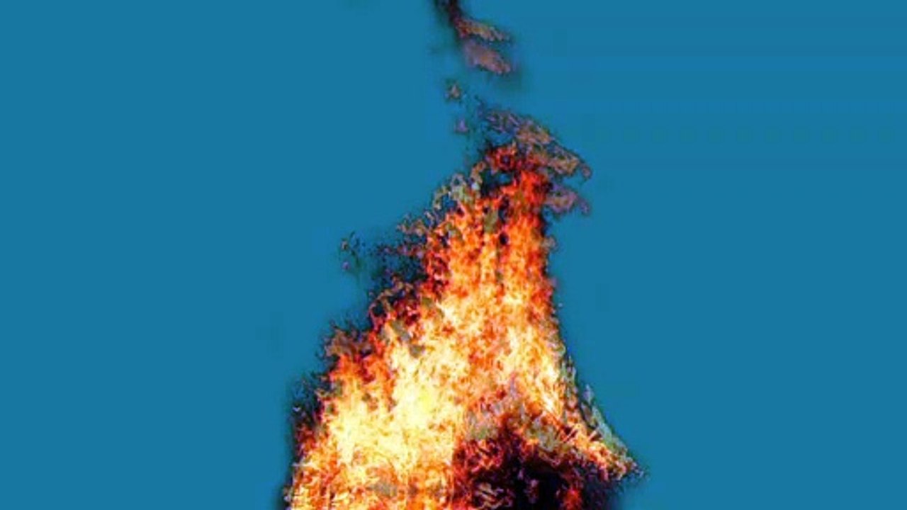 fire 05 green screen background video