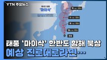 태풍 '마이삭' 한반도 향해 북상, 예상 진로대로라면... / YTN