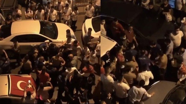 Asker uğurlamasında ortalık karıştı