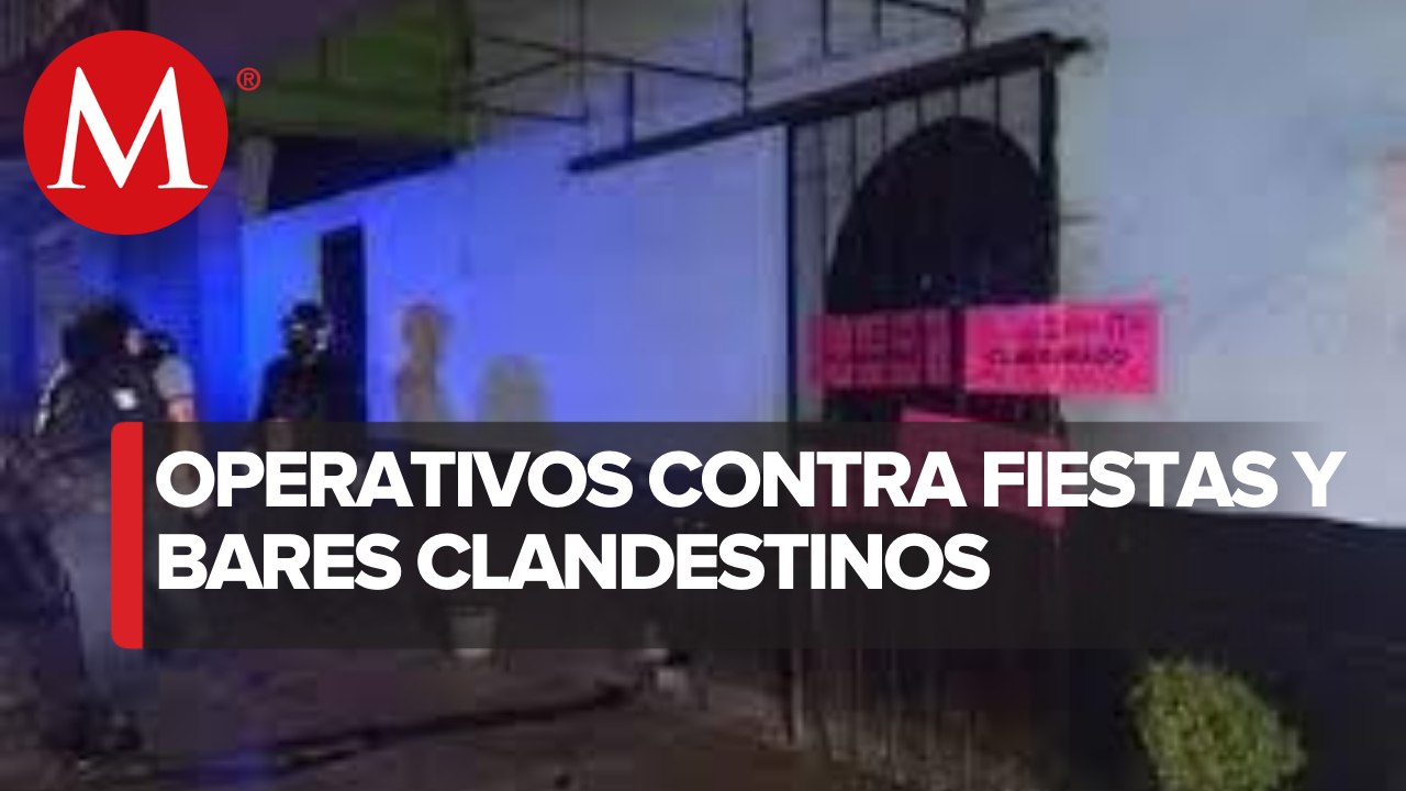 Clausuran cuatro bares clandestinos en Neza