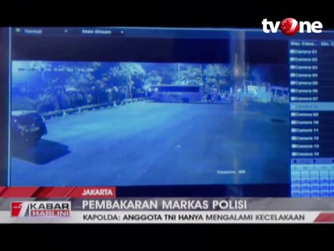 Markas Polsek Ciracas Dibakar Sejumlah Orang Tak Dikenal