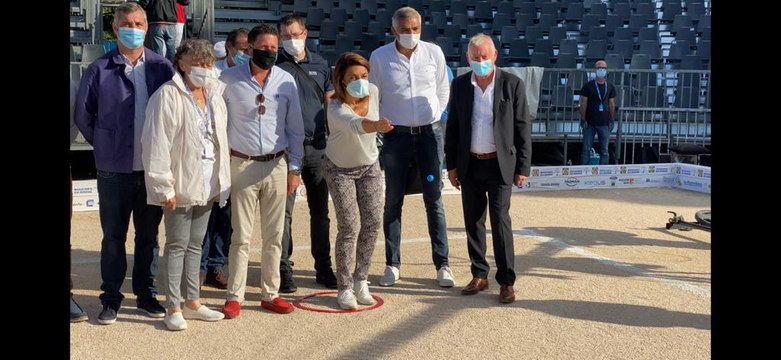 Martine Vassal lance le Mondial La Marseillaise à Pétanque 2020