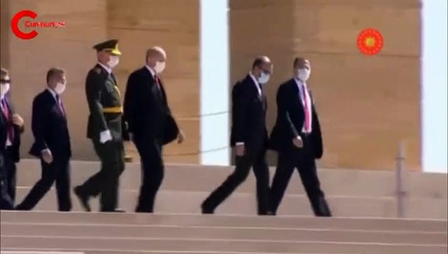 Anıtkabir'de 'Recep Tayyip Erdoğan' sloganları