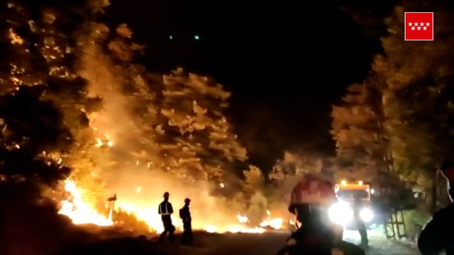 Incendio forestal iniciado en Cabezuela del Valle