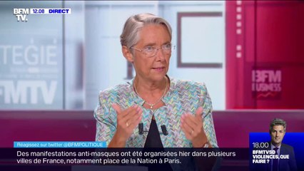 Élisabeth Borne: "Porter le masque systématiquement en entreprise, c'est très important"