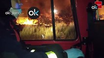 Incendio forestal iniciado en Cabezuela del Valle