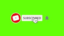 Youtube Animated Green screen Subscribe button with bell icon sound tan tan _click subscribe button ( 360 X 640 )