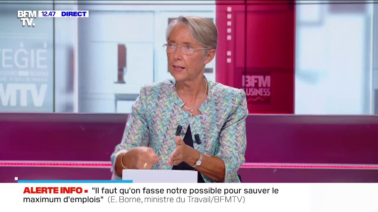 Élisabeth Borne sur le chômage partiel: "On est à 45.000 contrôles, on a dû faire 2000 ajustements et il y a eu environ 300 fraudes"