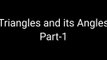 Angle Sum Property|Triangles and it’s angles^_^|[Angle Sum Property] Part-1 ‍‍