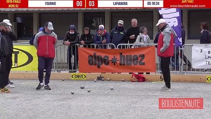 National de l'Alpe-d'Huez août 2020 : Demi-finale FOURNIE vs LAFIANDRA