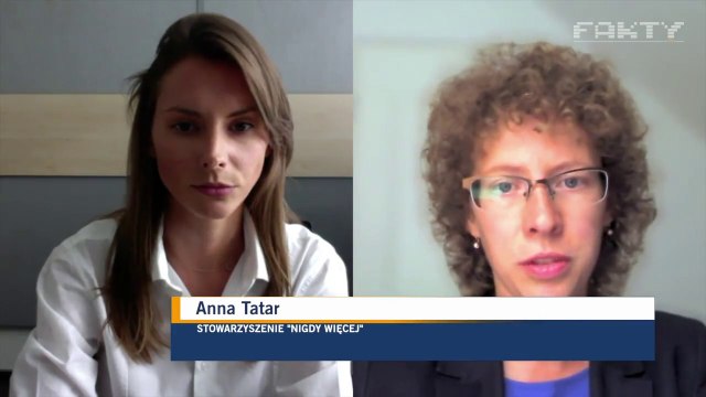 Anna Tatar z NIGDY WIĘCEJ o nagonce na osoby LGBT w Polsce, 23.08.2020.