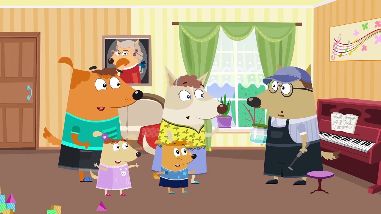 Щенки Бублик и Кисточка - мультики для детей. Семейка Собачек - мультики для малышей. 2 лучших серий