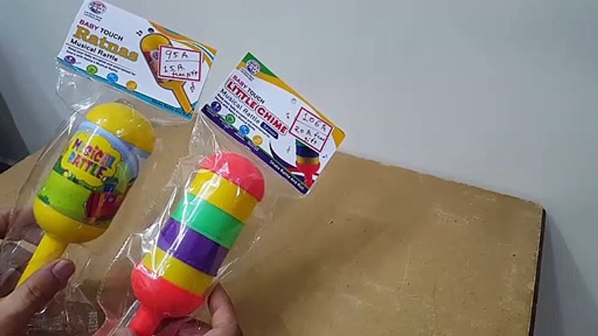 Unboxing and review of Ratnas Musical Chime Rattle and Baby Rattle