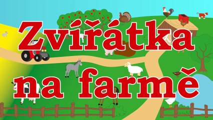  Zvířátka na farmě – animované zvuky zvířat pro děti a nejmenší – zvuky zvířat žijících na farmě